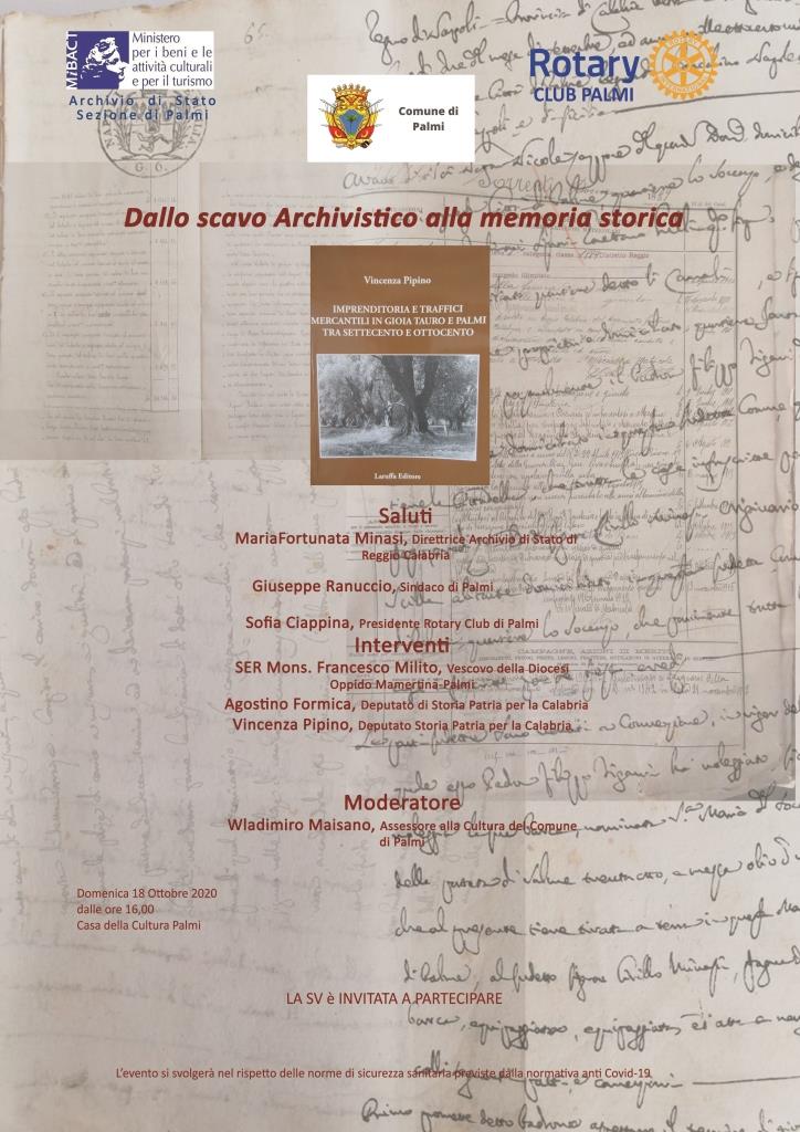 Dallo scavo archivistico alla memoria storica